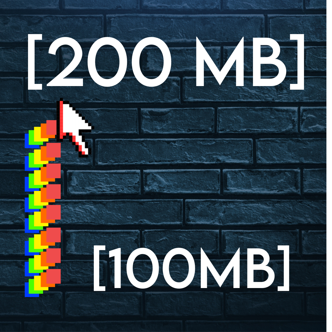 Email-Landing Page 100 MB to 200 MB